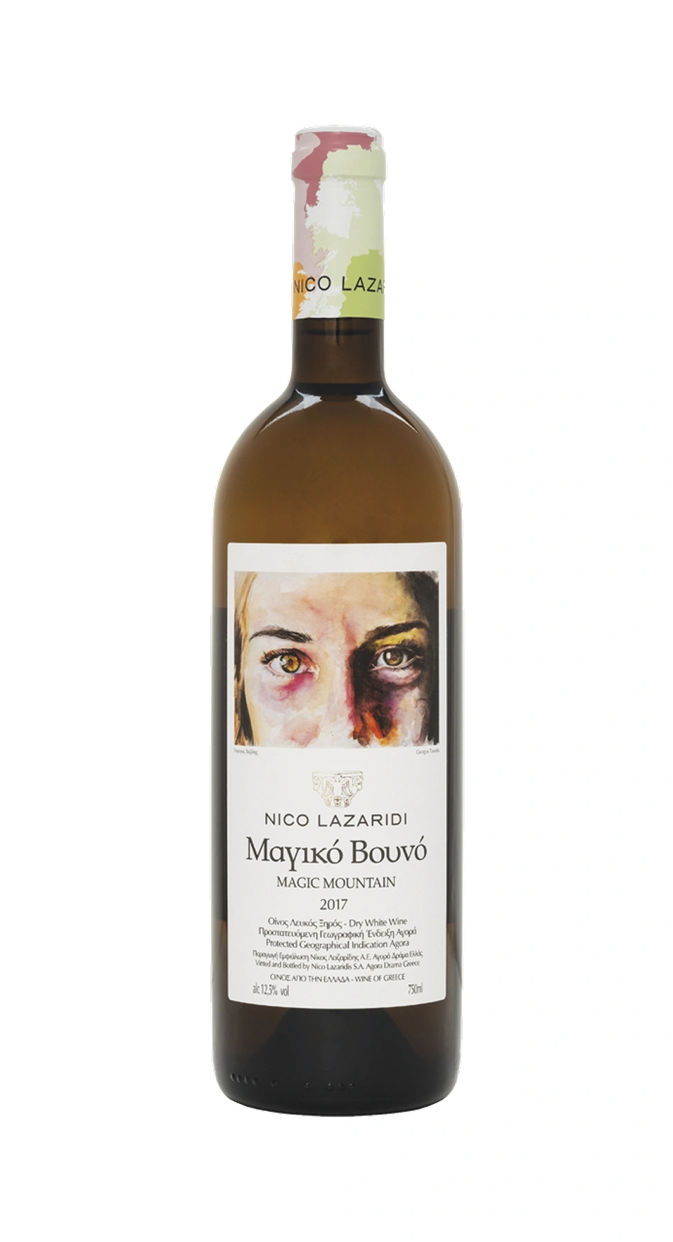 Flasche Nico Lazaridi Magic Mountain Weißwein 2017